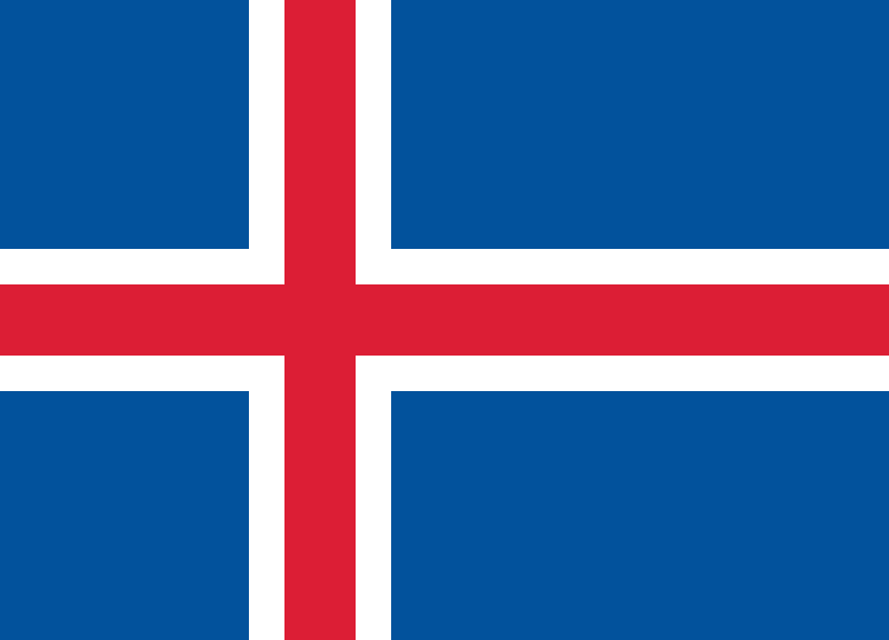 Länderflagge Island