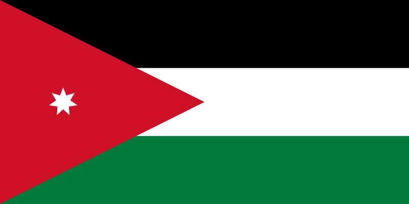 Länderflagge Jordan