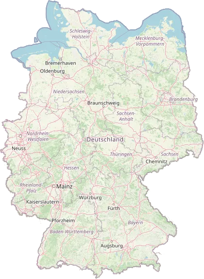 Deutschlandkarte